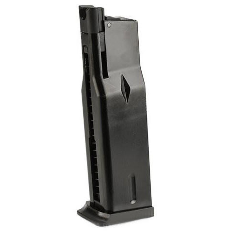 WE-Tech 16rds Magazine for WE-Tech PMM Russian Airsoft GBB Pistol, Black