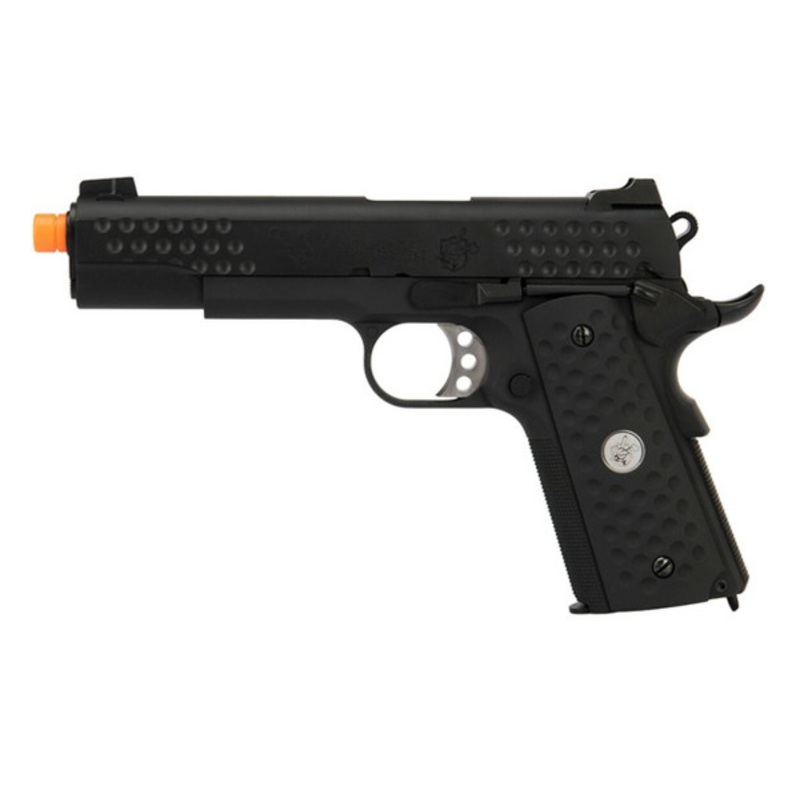 WE Tech Full Metal Knighthawk 1911 Gas Blowback Airsoft Pistol, Black