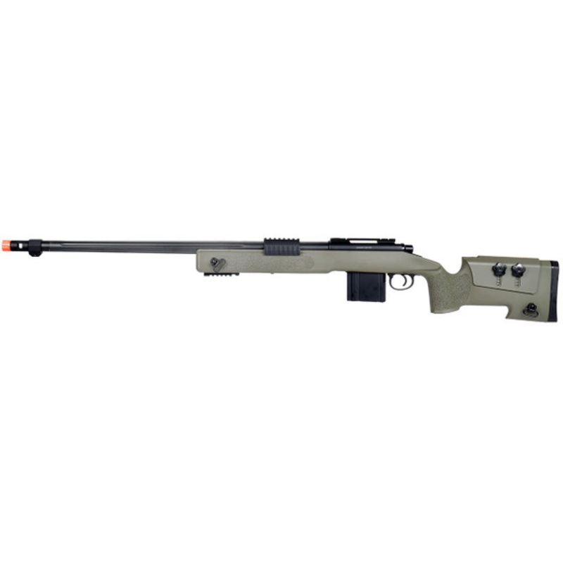 WellFire M40A3 Bolt Action Airsoft Sniper Rifle, OD Green