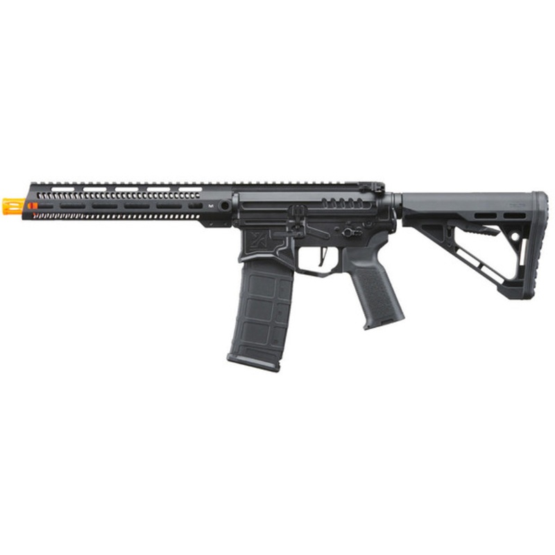 Zion Arms R15 Mod 1 Long Rail Airsoft Rifle with Delta Stock, Black