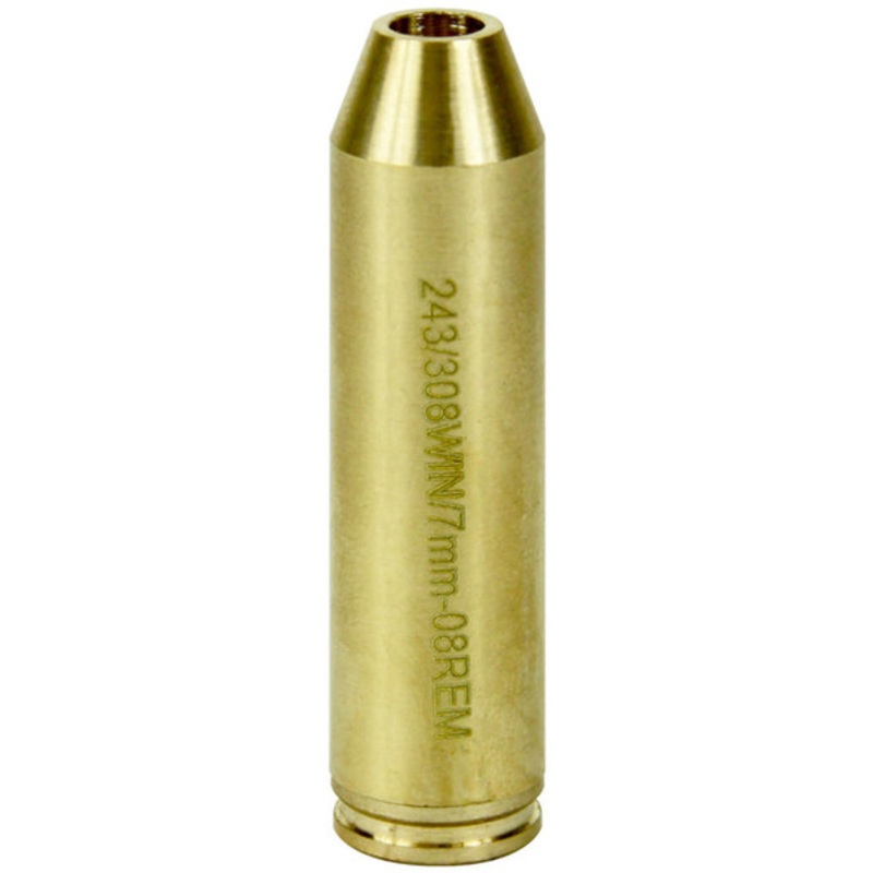 Aim Sports .243/.308 WIN/7mm-08 REM Laser Bore Sighter, Gold