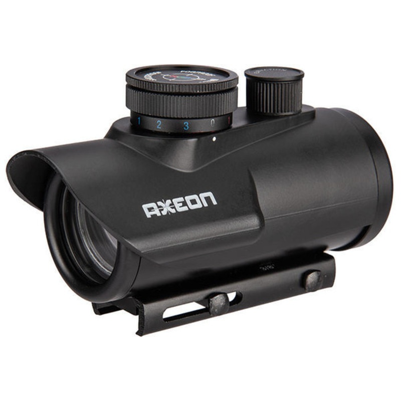 Axeon Tricyclon Selectable Color Dot Sight, Black