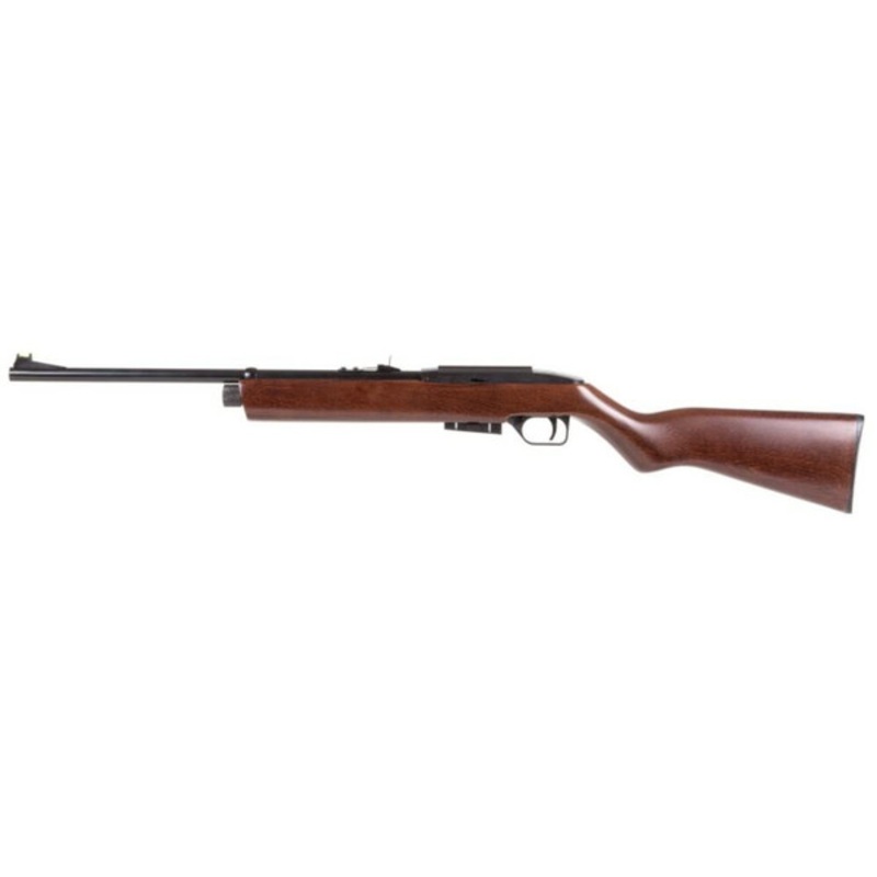 Crosman 1077W Repeatair CO2 Powered 0.177 Cal Airgun, Wood