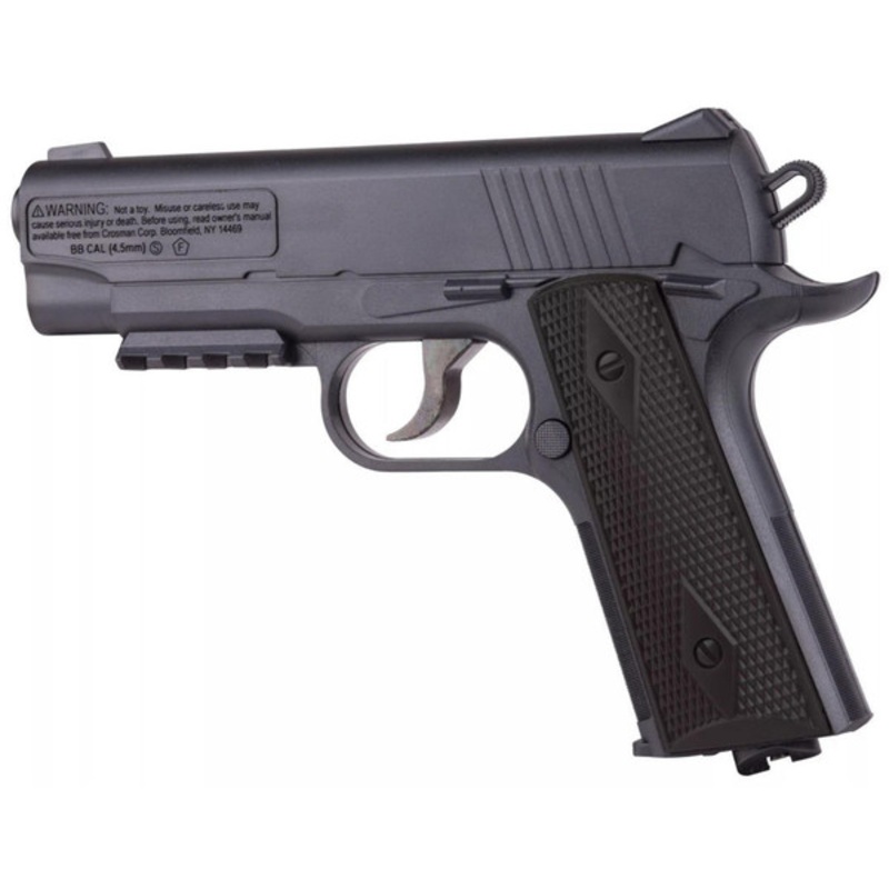 Crosman 1911 CO2 Powered 0.177 Cal Airgun, Black