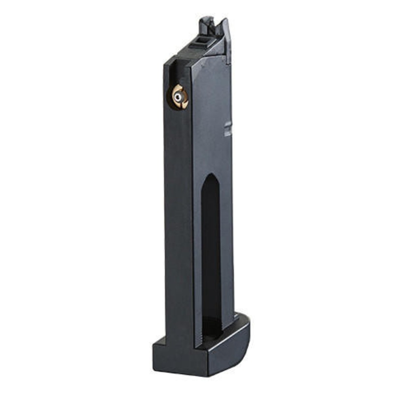 Golden Eagle Airsoft Single Stack CO2 Magazine for 1911, Black