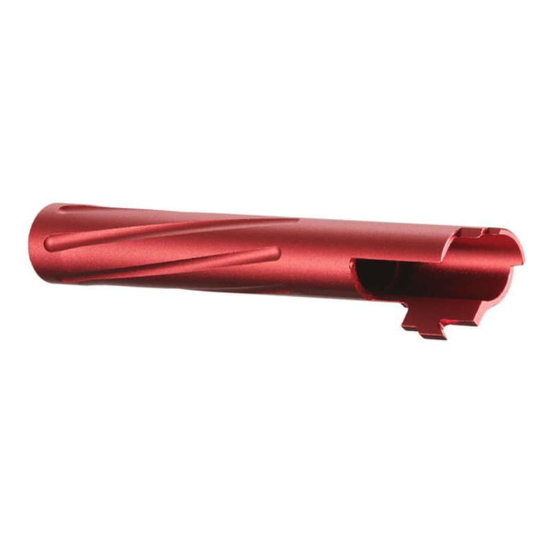 Golden Eagle Spiral and Fluted Outer Barrel for 5.1 Hi Capas, Red