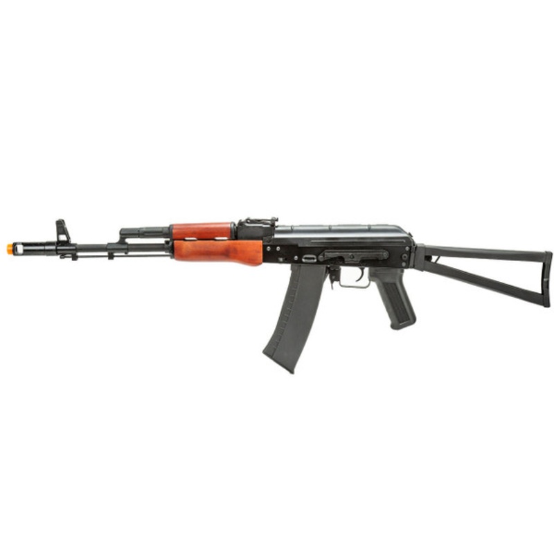 Lancer Tactical AK-Series AK-74N AEG Airsoft Rifle, Black/Wood