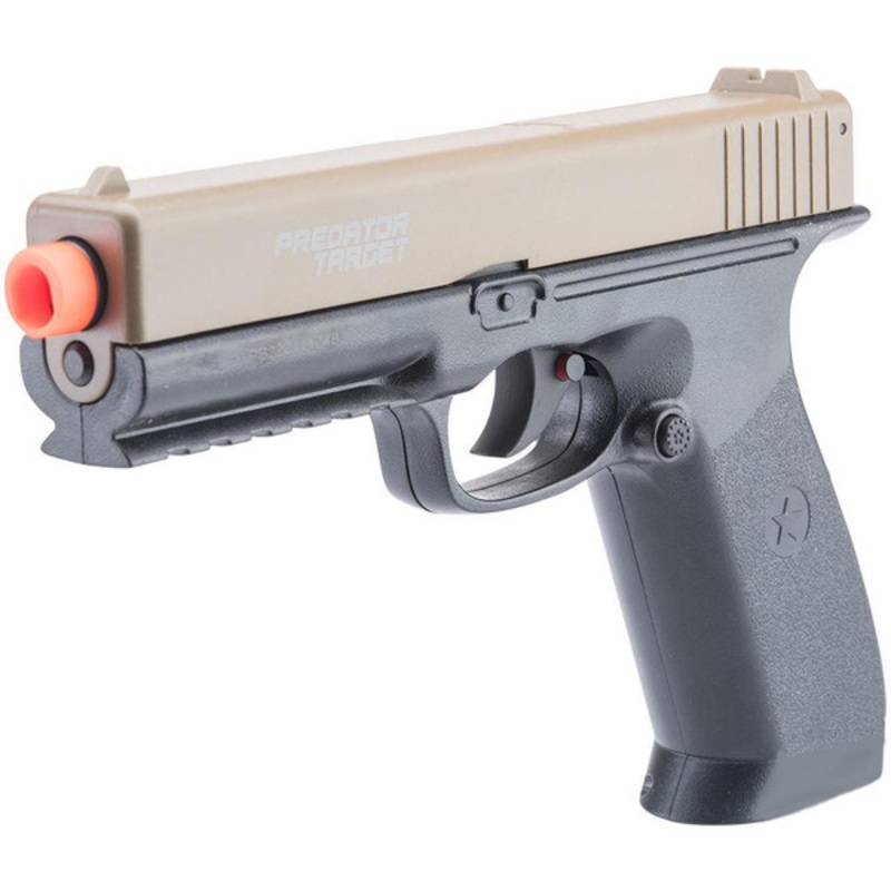 Matrix Predator Target CO2 Powered Non-Blowback Airsoft Pistol, Black Storm