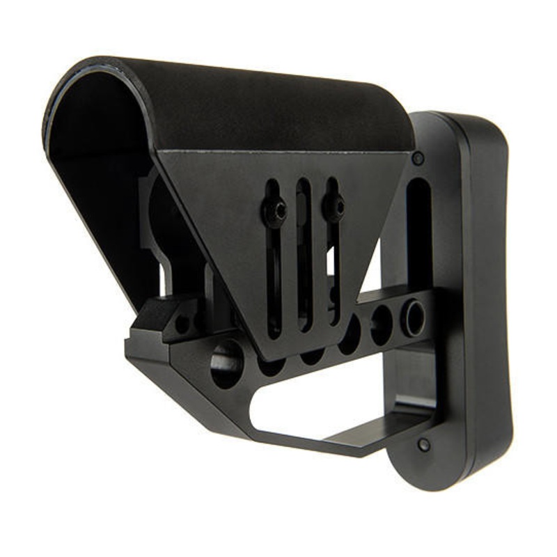 Ranger Armory Lightweight Tactical Stock w/ Cheek Riser, Black