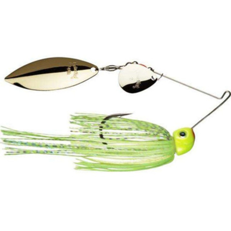 Strike King Hack Attack Heavy Cover Spinnerbait – Super Chartreuse – 1/2oz