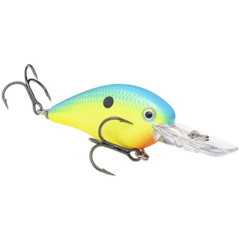 Strike King KVD 1.5 Deep Diver Squarebill Crankbait – Powder Blue Back Chartruese