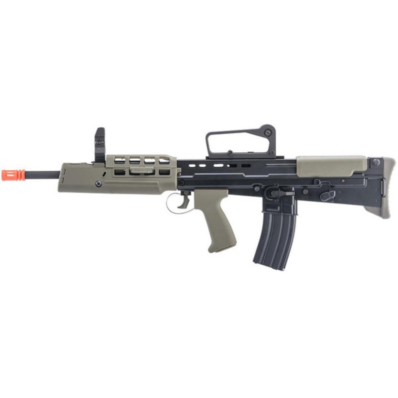 WE-Tech L85 Bullpup Gas Blowback Airsoft Rifle, Green/Black