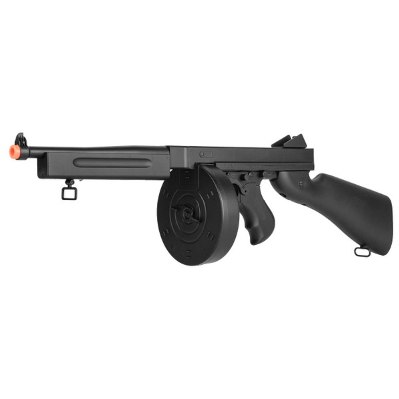 Well M1A1 WWII Submachine Gun AEG, Black