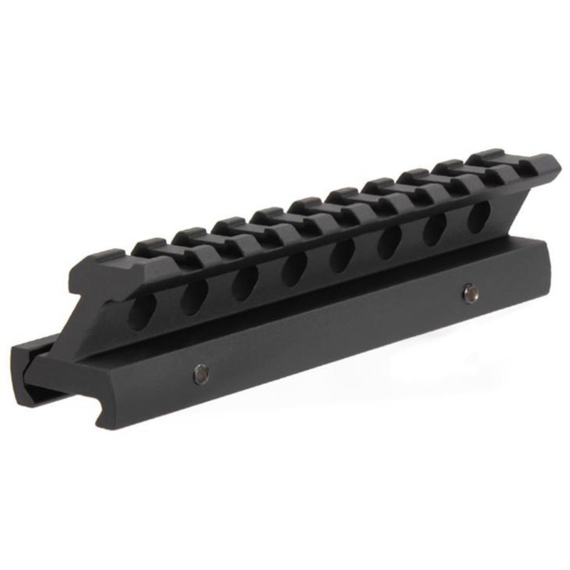 Aim Sports 3/4 High, 5 Long Riser Mount, Black