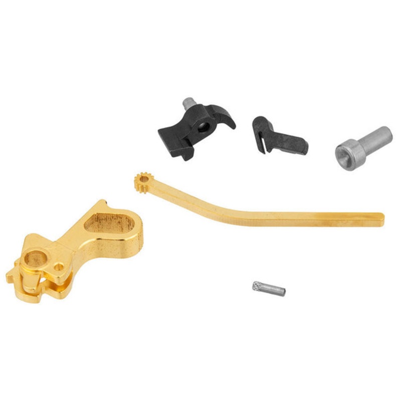 Airsoft Masterpiece CNC Steel Hammer & Sear Set for Hi-Capa S Type DVC, Gold