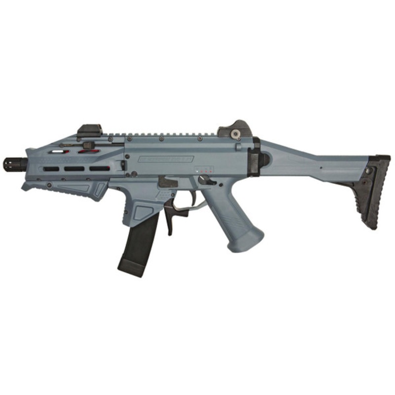 ASG CZ Scorpion EVO 3 ATEK Airsoft AEG Rifle, Battleship Grey