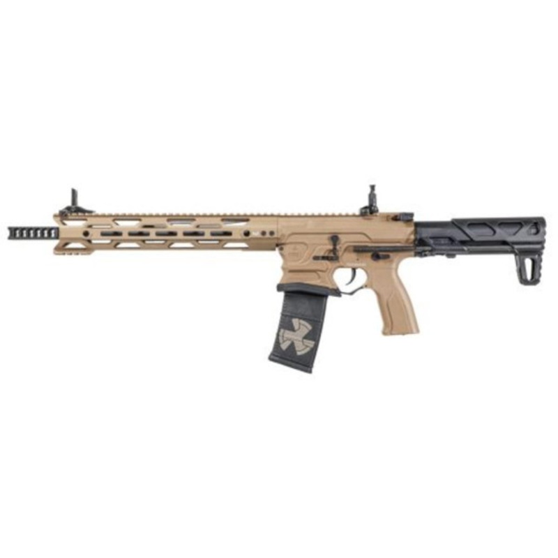 G&G Cobalt Kinetics Licensed BAMF Recon AEG Airsoft Rifle, Tan/Black