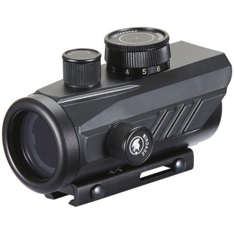 Lancer Tactical Reflex Red Dot Scope, Black
