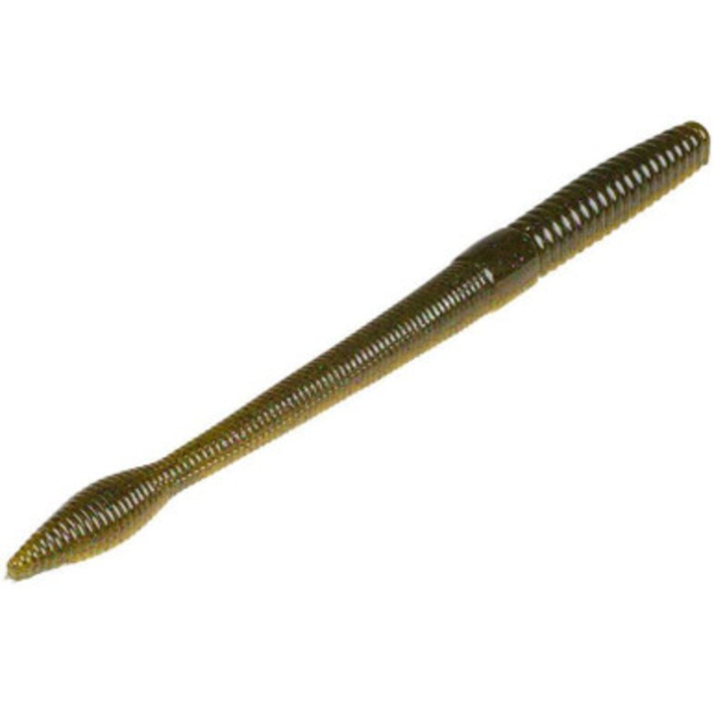 Strike King Bull Worm – 10in Green Pumpkin Candy