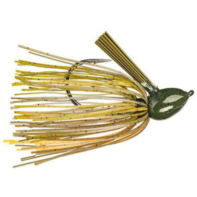 Strike King Hack Attack Fluorocarbon Flipping Jig – Bama Craw – 1/2oz