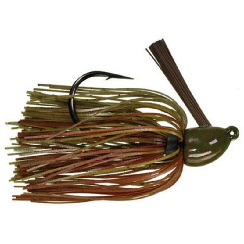Strike King Hack Attack Heavy Cover Jig – Green Pumpkin Craw – 1oz
