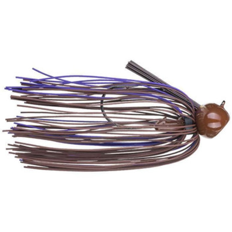 Strike King J-Lee Comeback Jig – 3/8oz – Brown/Purple