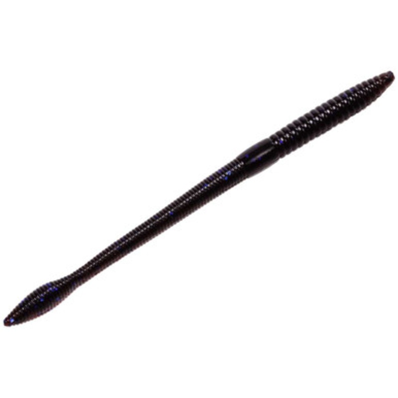Strike King KVD Finesse Worm – 5in – Blue Fleck