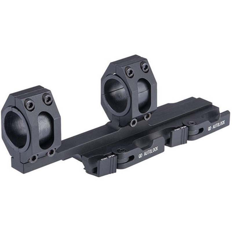 ACW Extended 30mm Tactical QD Scope Mount, Black