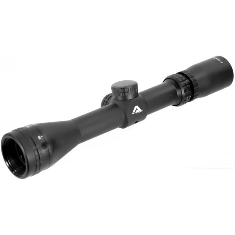 Aim Sports 3-12×32 1 In. Scout Scope with AO & Mil-Dot Reticle, Black