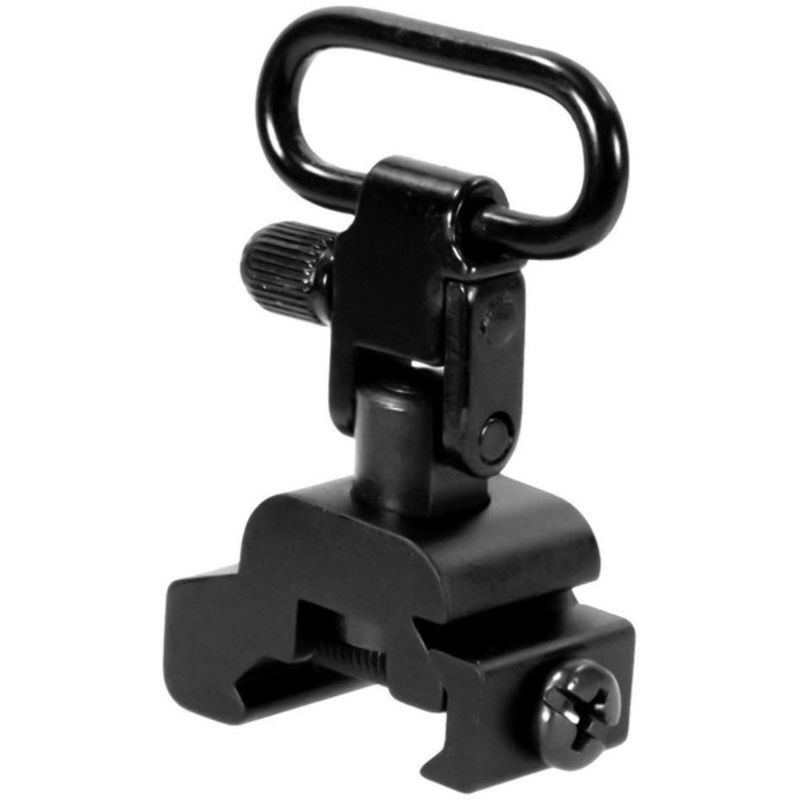 Aim Sports Sling Rail Mount w/ Quick Release Swing Swivel, Black