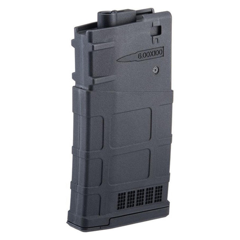 Ares 130 Round AR308 Mid-Cap Magazine for Ares 308 Series Airsoft AEG Rifles, 5-Pack, Black