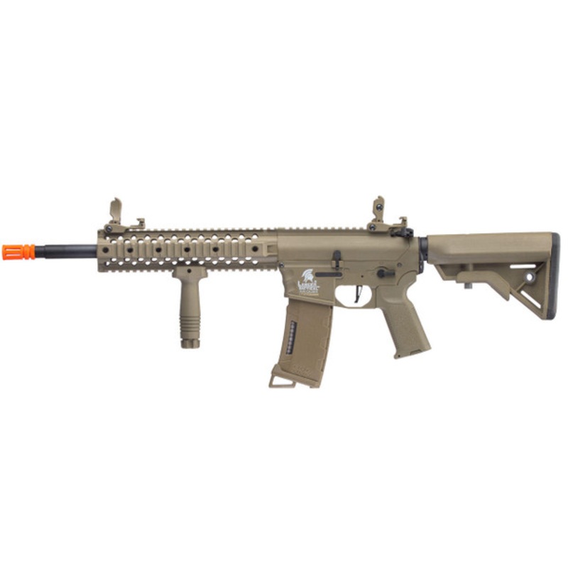 Lancer Tactical Gen 3 10 M4 Evo RIS Airsoft AEG, Tan