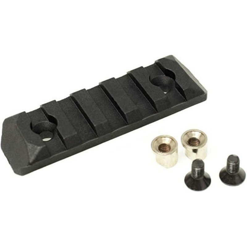 PTS Enhanced Rail Section Keymod 5 Slots, Black