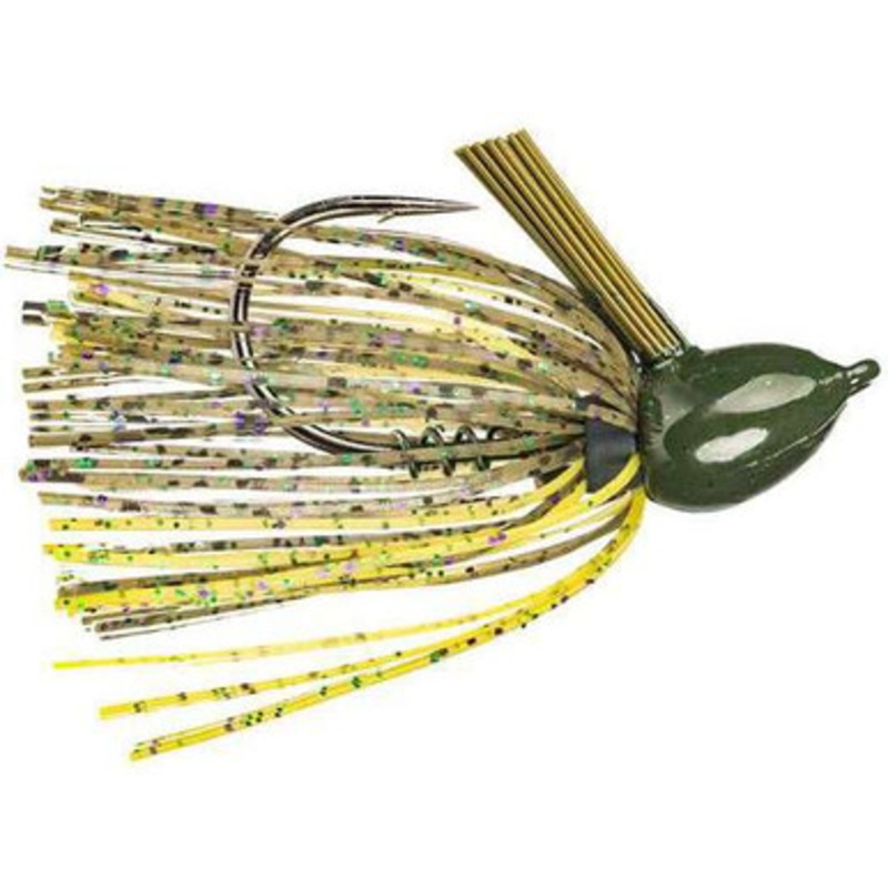 Strike King Hack Attack Fluorocarbon Flipping Jig – Candy Craw – 3/8oz