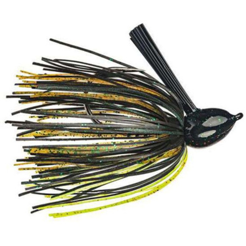 Strike King Hack Attack Fluorocarbon Flipping Jig – Texas Craw – 1/2oz
