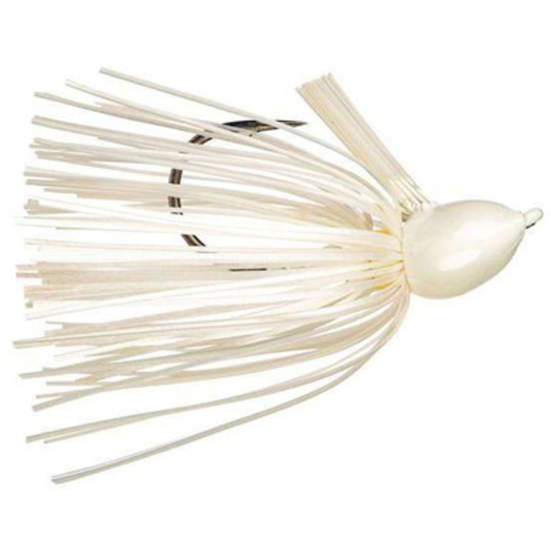 Strike King Hack Attack Fluorocarbon Flipping Jig – White – 1/2oz