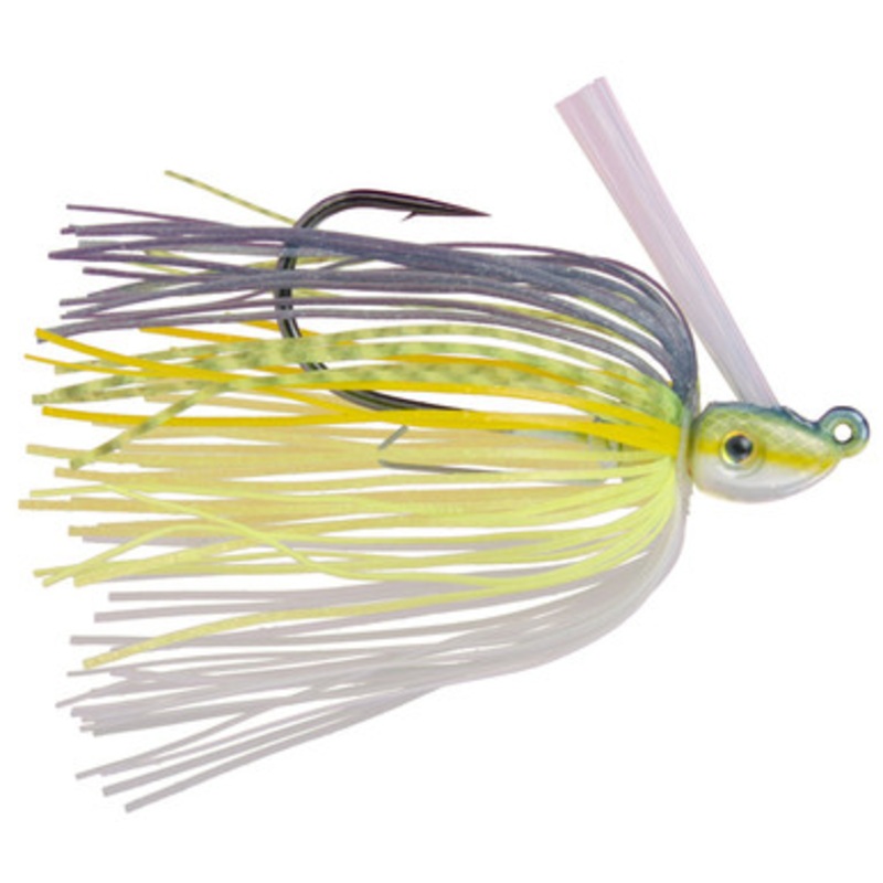 Strike King Hack Attack Heavy Cover Swim Jig – Chartreuse Sexy Shad – 1/2oz