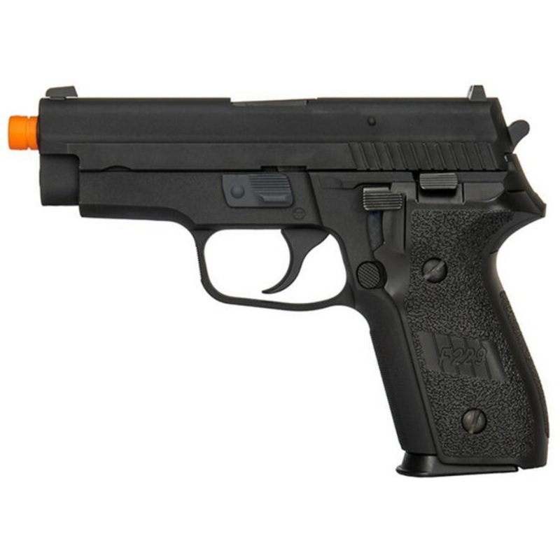 WE F229 Gas Blowback Airsoft Pistol, Black