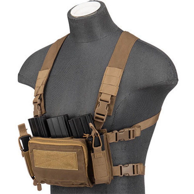 WoSport Multifunctional Tactical Chest Rig, Tan