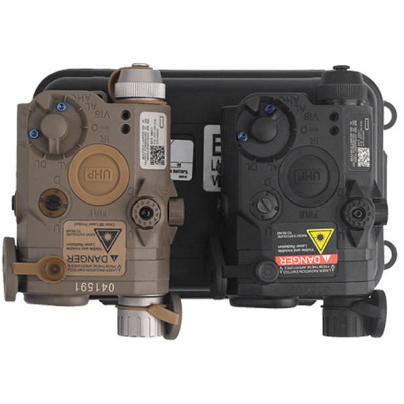 ACW LA-5C Illuminator w/ Flashlight, Visible and IR Green Laser PEQ-15, Black