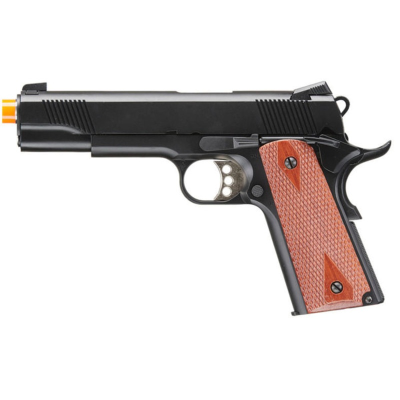 Army Armament Full Metal R30-4 1911 Gas Blowback Airsoft Pistol, Black