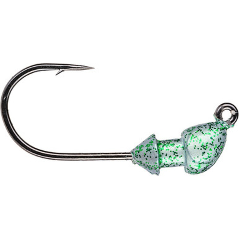 Strike King Baby Squadron Swimbait Head – 1/8oz – Green Glimmer