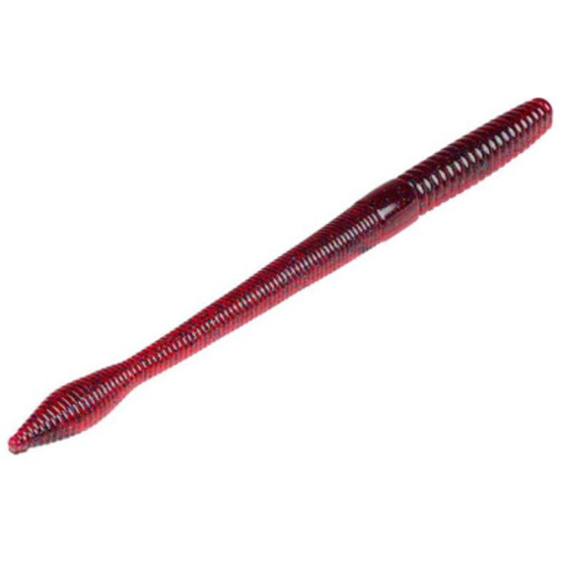 Strike King Bull Worm – 8in Plum Apple