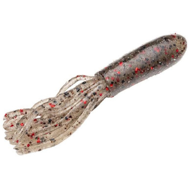 Strike King Coffee Fat Tube – 2-3/4in – Smoke Red Black Flake