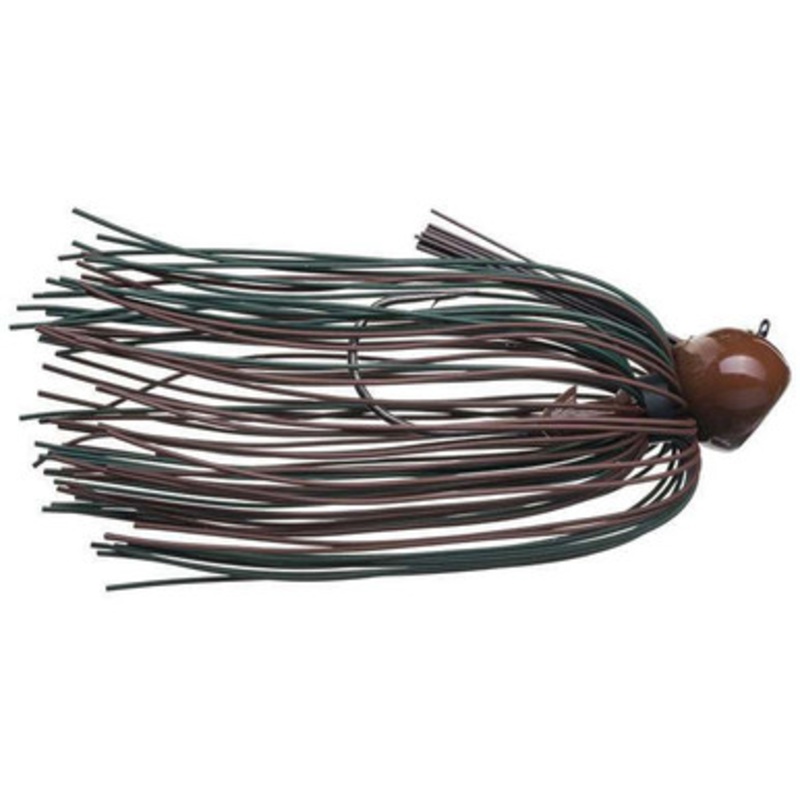 Strike King J-Lee Comeback Jig – 3/4oz – Brown/Green