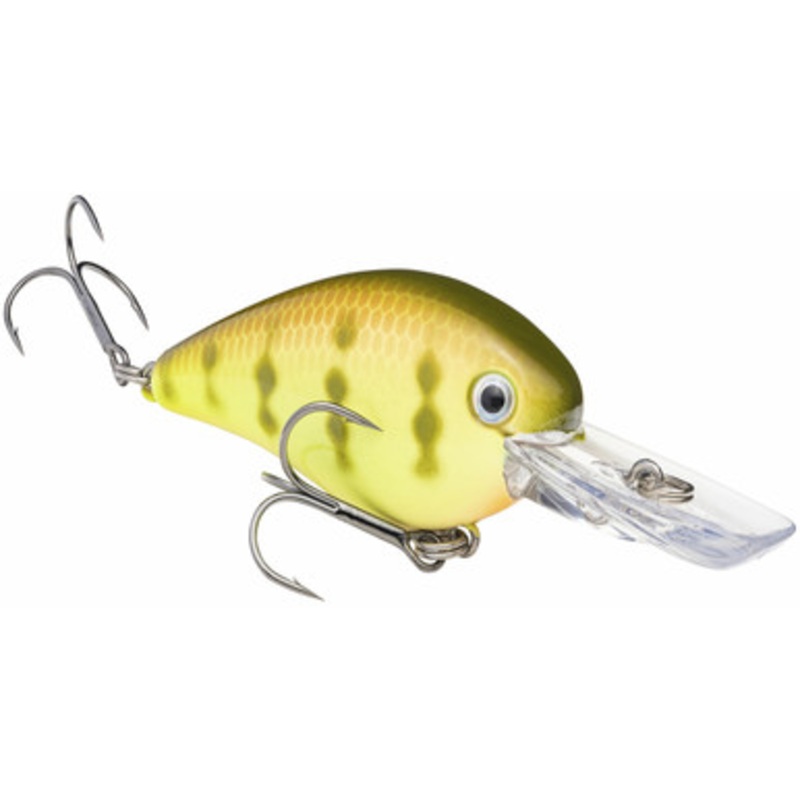 Strike King KVD 1.5 Deep Diver Squarebill Crankbait – Chartreuse Perch