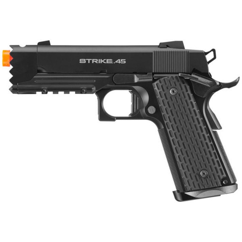 Tokyo Marui Limited Edition Strike Warrior 1911 Airsoft Gas Blowback Pistol, Black
