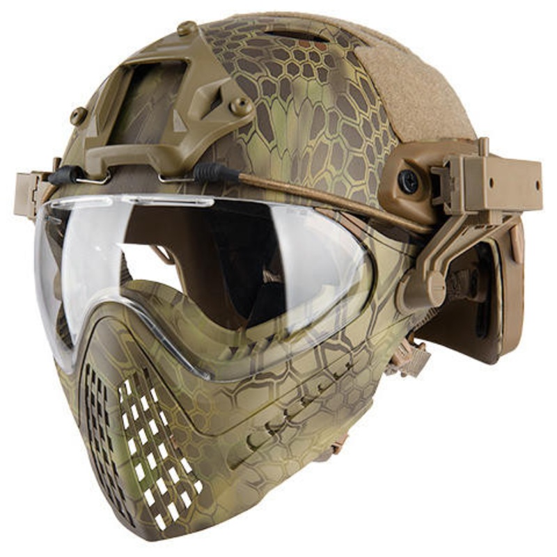 Wosport Piloteer Fast Helmet Adapter Face Mask, Mad
