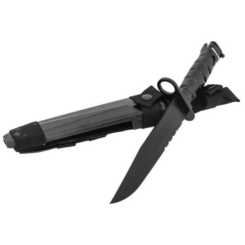 Dummy Bayonet 2618B with Blade Cover for M4/M16, Black