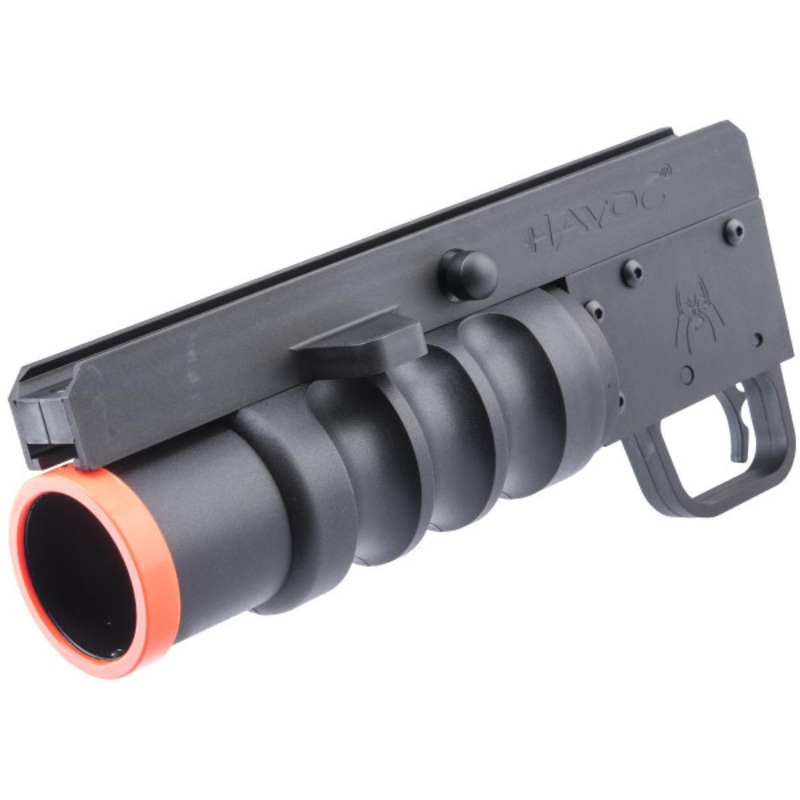 EMG Helios Spike’s Tactical Side-Loading Havoc Airsoft 40mm Grenade Launcher, Black